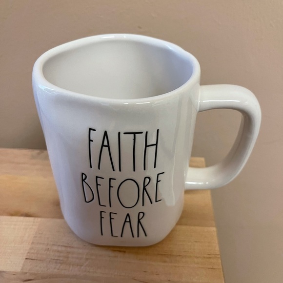 Rae Dunn Other - Rae Dunn Faith Before Fear Mug